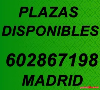 PLAZAS DISPONIBLES BUENOS INGRESOS 24H, ESTAMOS EN MADRID 