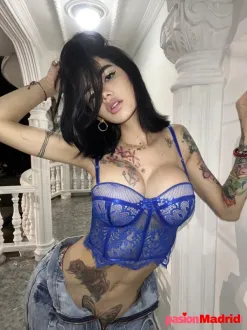 Novedad exótica tatuada valerin vera 100%real