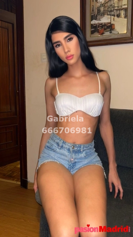 Gabriela hermosa trans tu fantasía hecha realidad.